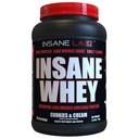 Insane Labz Insane Whey, 100% Muscle Building Whey Protein, BCAA Amino Profil, Mass Gainer, Nadomestek obroka (piškotki in krema, 30 Serving)