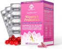 Nutrielebrity NutriFlora-Probiotiki za ženske - podpora vaginalno, zdravje sečil, imunski sistem Prebavni sistem Podpora, Cranberry Pills dodatek, 10 milijard CFU 6 sevi (30 kap) - 2 paket