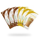 Chike High Protein Iced Coffee naravno sladkan vzorčevalnik paket, 20 G proteini, 2 Shots Espresso, Non-GMO, Keto prijazno in Gluten brezplačno, 6 Sam Serve paketi