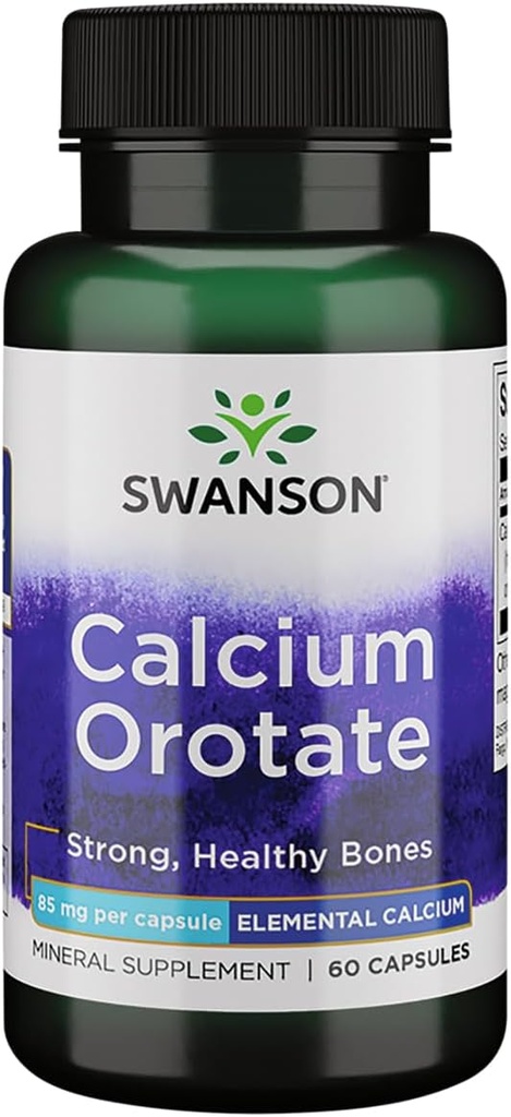 Swanson Calcium Orotat 85 Milligrams 60 kapsul