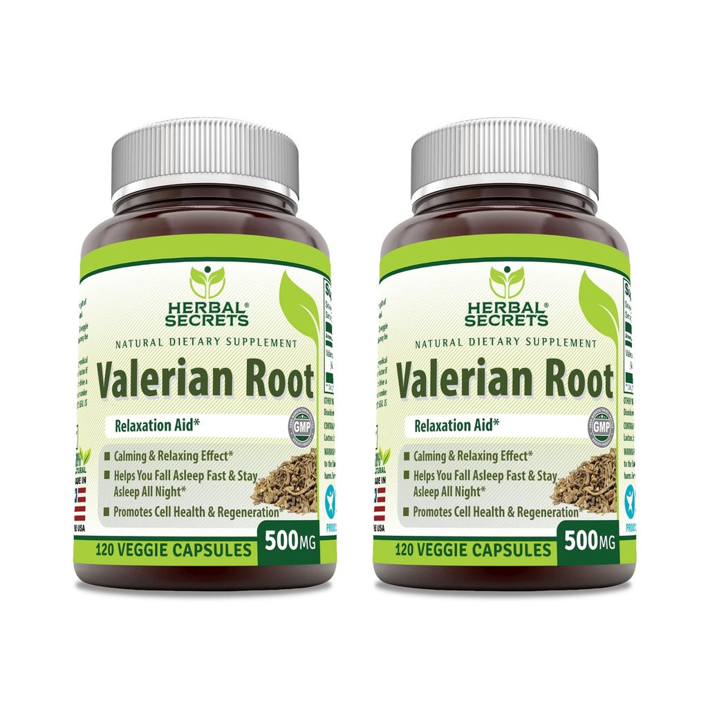 Zeliščne skrivnosti Valerian Root 500 Mg dodatek 