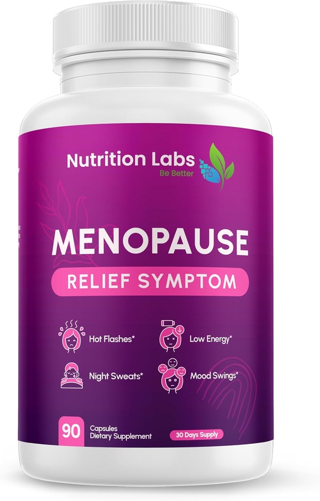 Menopause Simptom Relief in podpora dodatek za ženske, MAKTrek tehnologija klinično dokazano Vegan sestavine zagotoviti Menopause Relief, nočno potenje in vroče Flash Relief, brez drog in ne-GMO. 90 CT