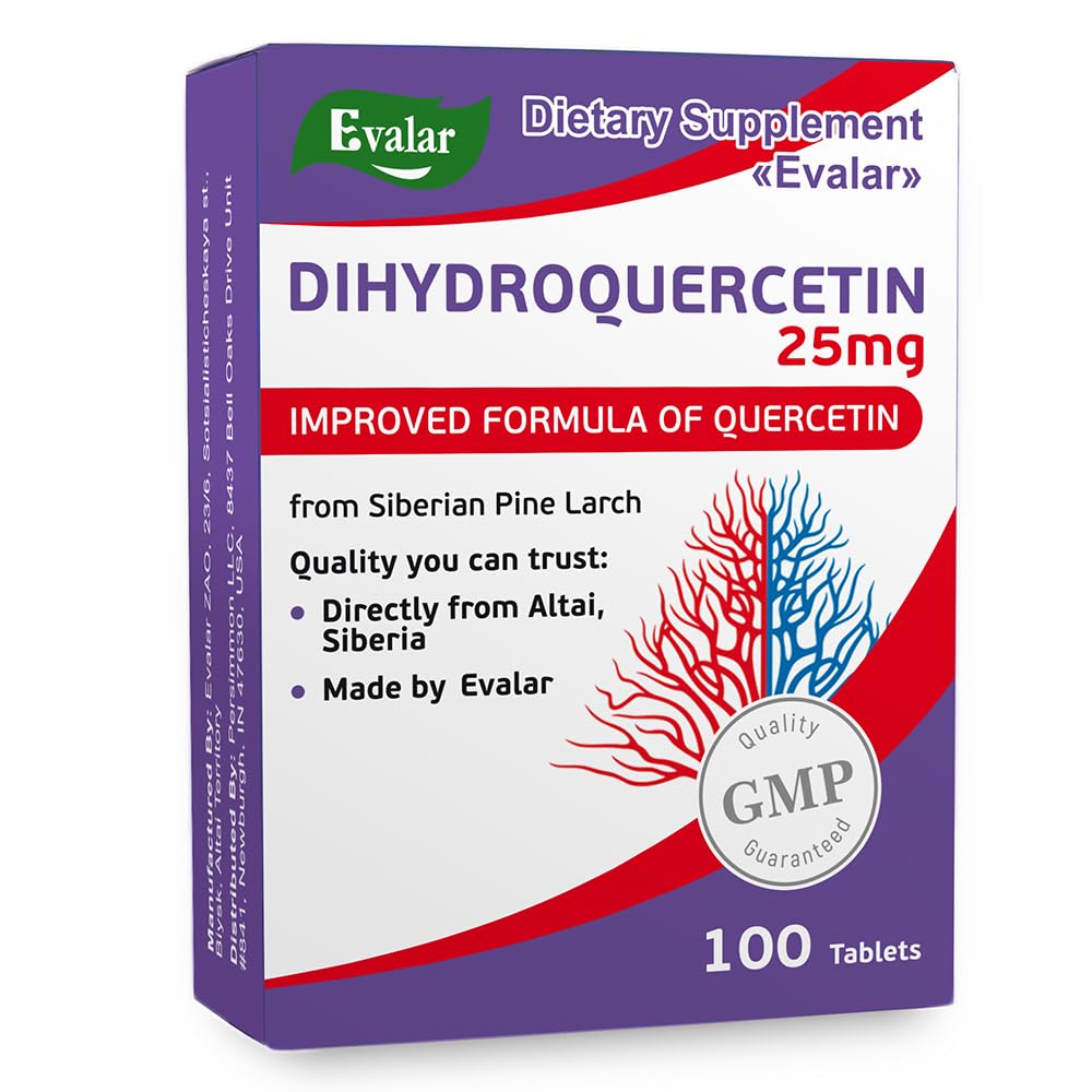 Evalar dihidro Quercetin sibirski pine Larch Bioflavonoid 100 Tabs