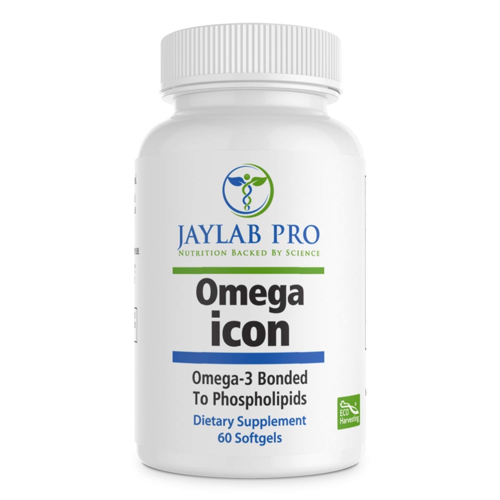 Omega Icon Antarktika Superba Boost Krill Oil Supplement– Fosfolipid Bound Omega-3 dodatki, Astaksantin, Podpira zdravje srca, 1000mg-100% Sledljivo od morja do police
