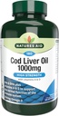 Narava Aid Olje visoke trdnosti jetra 1000mg z vitaminom A & D - 180 kapsul