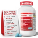 Time-CAP LABS, INC. Pravočasno acetatofen PM - Dodatna moč PM - 400 Count - V primerjavi s Tylenol PM Dodatna moč - Pain Relief PM za lahko noč spanja - Made in USA