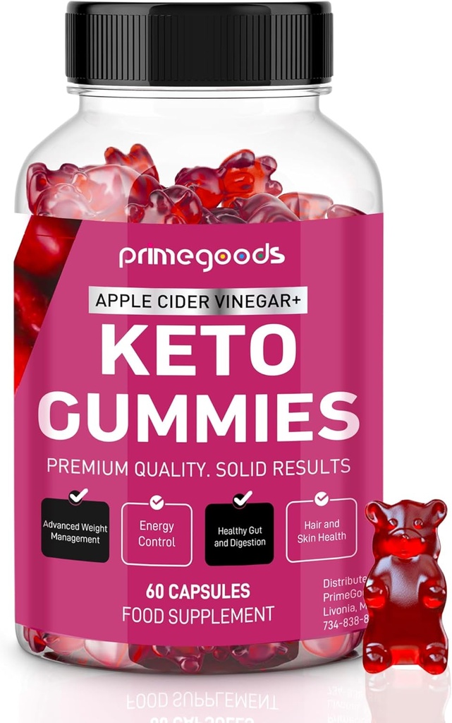 Keto ACV Gumies Napredno hujšanje Formula-Apple Cider Vinegar gumiji-1000mg avc z vitamini B12 & B6- Hujšanje Gumiji za ženske in moški-energetsko-prebavne-naravni-pomegranit-Beetroot
