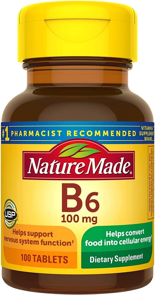 Vitamin B-6 100 mg tablete 100 ea (paka 4)