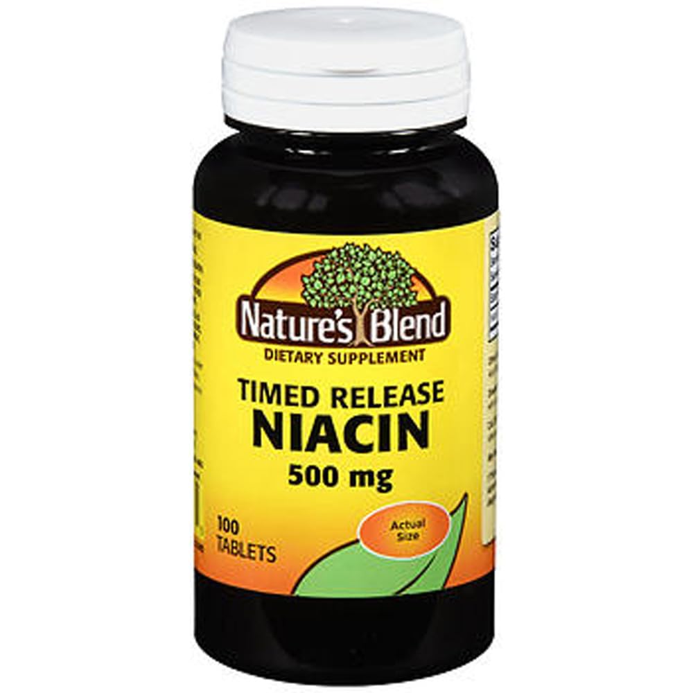 Mešanica Niacin čas sprošča 500 mg 500 mg 100 zavihkov