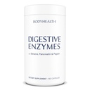 BodyHealth Prebavne encime Polna spektrska prebavna podpora (180 kapsul), Betain, Pepsin, Pancreatin BPP Naloženi z encimi in probiotiki, Relief za želodčno napenjanje, zgaga, plin, zaprtje
