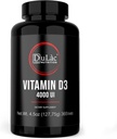 Dulàc - Vitamin D3 4000 i.e. dodatek, spodbuja absorpcijo kalcija in fosforja, podpira kosti, zobe, mišice in imunski sistem, 365 tablete, izdelan v Italiji