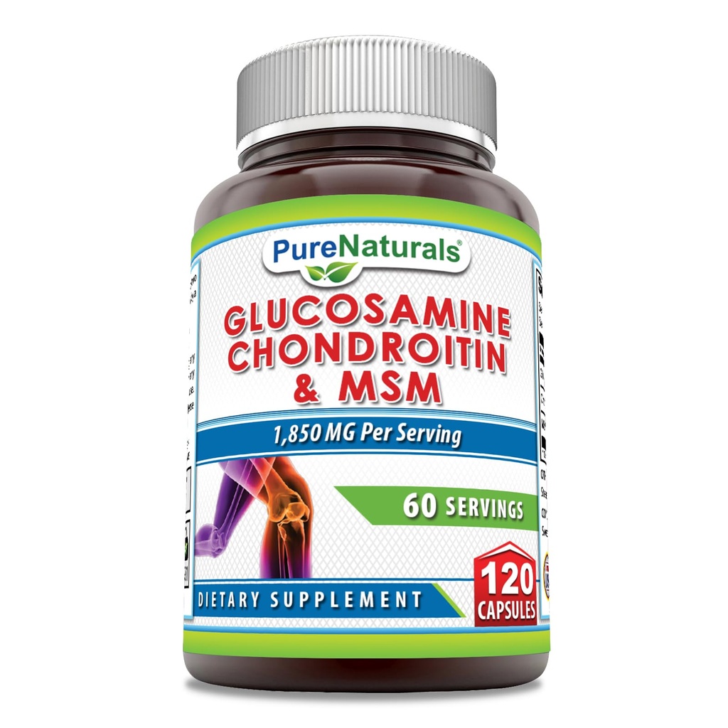 Pure Naturals Glucosamine Chondroitin & MSM Supplement 