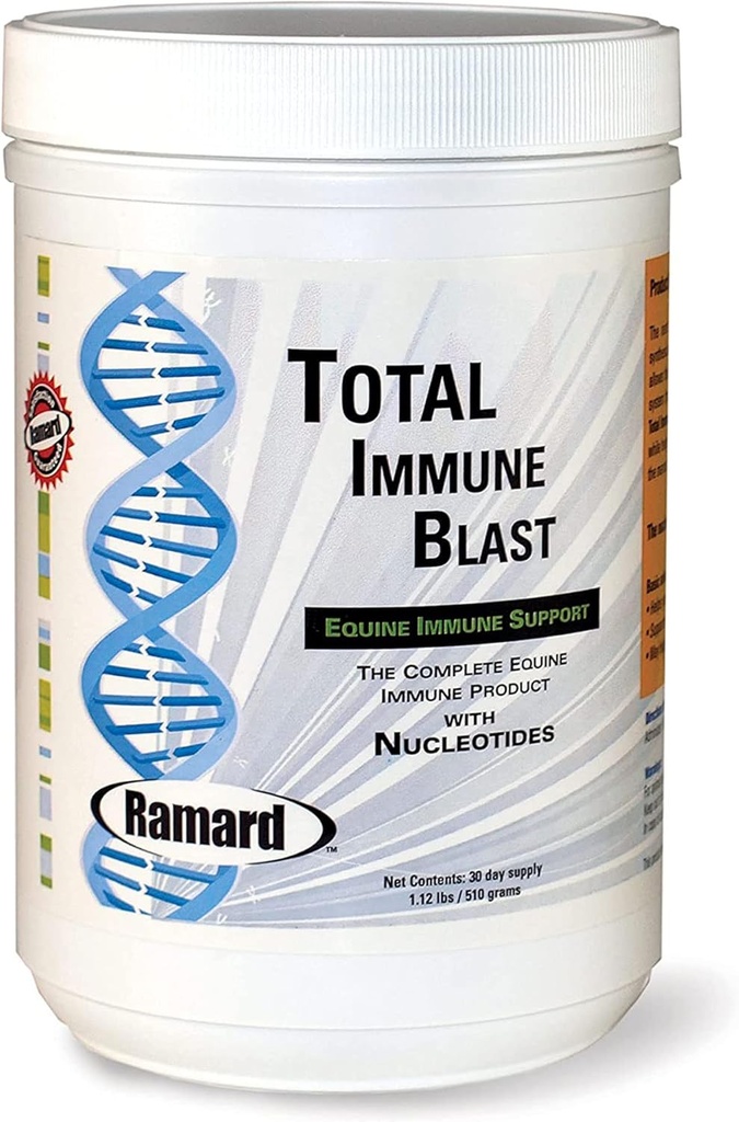 Ramard skupaj imunoplast - Imunska podpora Equine, Hors Vitamin & Powder dodatek w/Zinc, Selen, Omega 3, Omega 6 & Vitamini w/Nukleotidi, Equine Powder & dodatki 1,12 lbs. 30 dni dobave