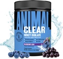 Protein Clear Whey Isolate Powder - Easy to Digest and Mix, 5g BCAA, okusno sok, osvežilna pijača za moške in ženske, borovnica Acai 125g (5 servingov)