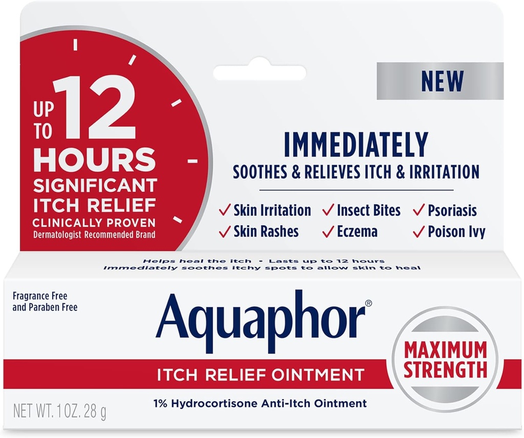 Aquaphor, Sterch Relief Mazilo 1% Hidrokortizon, 1 Ounce