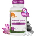 Zahler Inositol Dopolnilo kapsul 1000mg - Mood & živčni sistem dopolnila za ženske - Hormonsko ravnovesje in zdravo delovanje jajčnikov - Košir, Gluten Free, Dairy Free - 120 Count