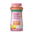 Narava Bounty Optimalne rešitve Lasje, kože in nohti z Biotin in Collagen, Citrus-Flavored Gummies Vitamin dopolnilo, 2500 mcg, 80 Ct, 40 Skupno serviranje
