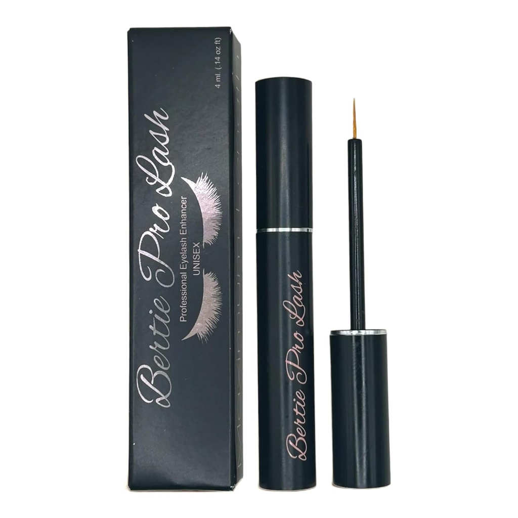 Bertie Pro Lash izboljšanje trepalnic in obrvi rast las serum (4ml) Premium make up Vegan & Cruelty-free Treatment for Natural Lashes, Extensions & Eyebrows.