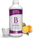 Pokopan zaklad B Complex - Tekoči vitamin B Complex z metilkobalamin B12 & metilFolate B9, Biotin, B1, B2,B3, B5, B6, Tekoči in sladkor brez, ženske in moški, odmerek pokal za merjenje