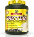 MAMAOTH PROTEIN PRAŠEK, VISOKI PROTEIN SHAKE, NADUČNA TIME-RELASE FORMULA, WHEY PROTEIN KONCENTRAT & ISOLATE, HIDROLYZED WHEY & MILK PROTEIN IZOLAT, CASEIN, 6 BIOAVABILNIH DLAČNIH VIROV, NIZKEGA SLADKORJA, VANILA, 5 LB
