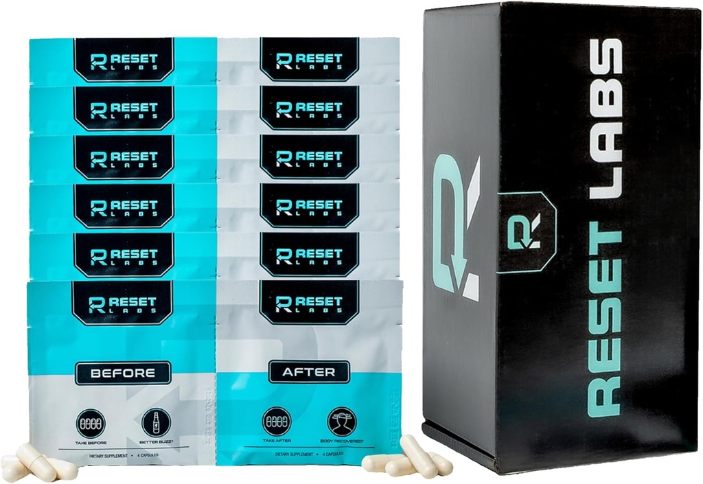 Pred in po pitju tablete - Dhm, Milk Thistle Supplements Extract - Po pitju kapsule s podporo jeter - Obnova tablete z ingver, Elektroliti za boljše jutro (6 Packet)