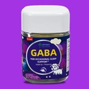 1 steklenica GABA Gumies Sleep Calm Gummies No Melatonin za odrasle z L Theanine, 5-HTP, Vitamini D3, Stres Relief, Miroljubni počitek, Sprostitev podpora dodatek, borovnica, 60 Gummies, 30-dnevni serv