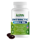Active Lifestyle Antarktika Krill Oil Supplement, Visoka absorpcija EPA, DHA, Astaksantin & Fosfolipid, Red Krill, GSO brez, Gluten Free, Soy Free, Mlečni izdelki, Lab Tested, Made in ZDA