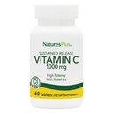 NaturesPlus trajen release 1000 mg Vitamin C - 60 tablete - z Rose Hips - vegetarijansko, Gluten brezplačno - 60 Sluge