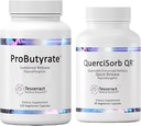 Teseract Gut & Imunska podpora Buttle – ProButyrate 600 mg & QuerciSorb Quercetin 400 mg, 120 + 90 Kapsule, hipoalergene, gastrointestinalne in imunskega zdravja