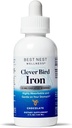 Best Nest Wellness Liquid Iron - Brain Health Support Supplement with Albion Taste-free Iron - Aids Energy & Red Blood Cell Production - Biorazpoložljiva Iron Formula - Čokolada, 4 fl oz (120 Servings)