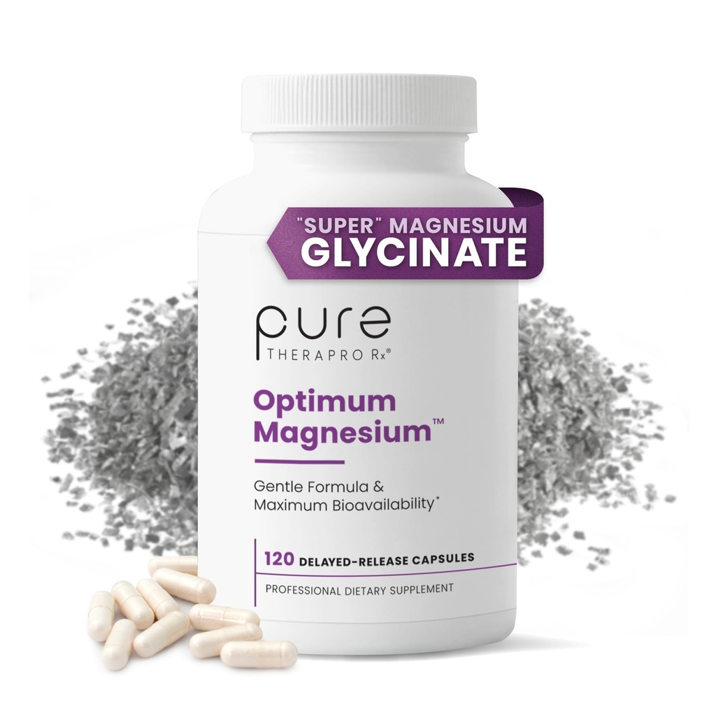 Pure TheraPro Rx Optimum Magnezijev lizinat Glicinat & Di-Magnezijev malat, Izdelano v ZDA 