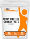 BulkSupplements.com koncentrat sirotkinih beljakovin v prahu - sirotkine beljakovine v prahu dodatek, nesladkan, brez arome in glutena, 30g na serviranje, 1kg (2,2 lbs) (paka po 1)