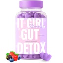 Gut Health Gummies za ženske - Dnevna detox + Superfoods, probiotiki 6Bill CFUs, Prebavne encime, Bloating Relief, Presnova, Izguba telesne mase, Možgani, Mood, Hormonal Balance, Lepota, Vegan, Košir, 60ct