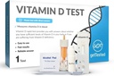 getTested Vitamin D Test Kit na domu - Self Test za pomanjkanje vitamina D - Hitri, točni rezultati - Enostavno za uporabo - Lab zahteva - Vključuje Lancet Buffer Cassette - Test krvi Prst Prick
