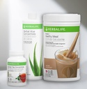 Trio Combo HERBALIFE Formula 1 Healthy Nutritional Shake Mix (Cafe Latte 780g)-Herbal Aloe Concentrat Pint (izvirno 473ml) - Herbal Tea Concentrat (izvirno 102g)