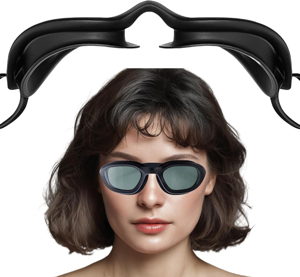 Vlažni komorni očali za pomoč pri suhih očeh, 3D Hydrating Sleep Goggles z mehko in udobno, Zatesnjen spalna maska za uporabnike CPAP,popolna fit,Nastavljiva trak