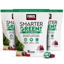 FORCE FACTOR Smarter Greens Superfood Chews, 3-Pack, Greens in Superfoods s probiotiki, antioksidanti, in Fiber, Greens dodatek za podporo digestion, dušikov oksid, in energije, 180 Chews