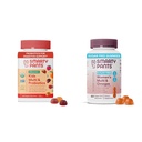 SmartyPants Kids Multivitaminski Gumiji 120 Število in ženske multivitaminski Gumiji 60 Count Bundele
