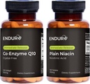 Endurance Products Co-Enzyme Q10 Crystal-free (120 mehkih gelov) B3 Plain Niacin