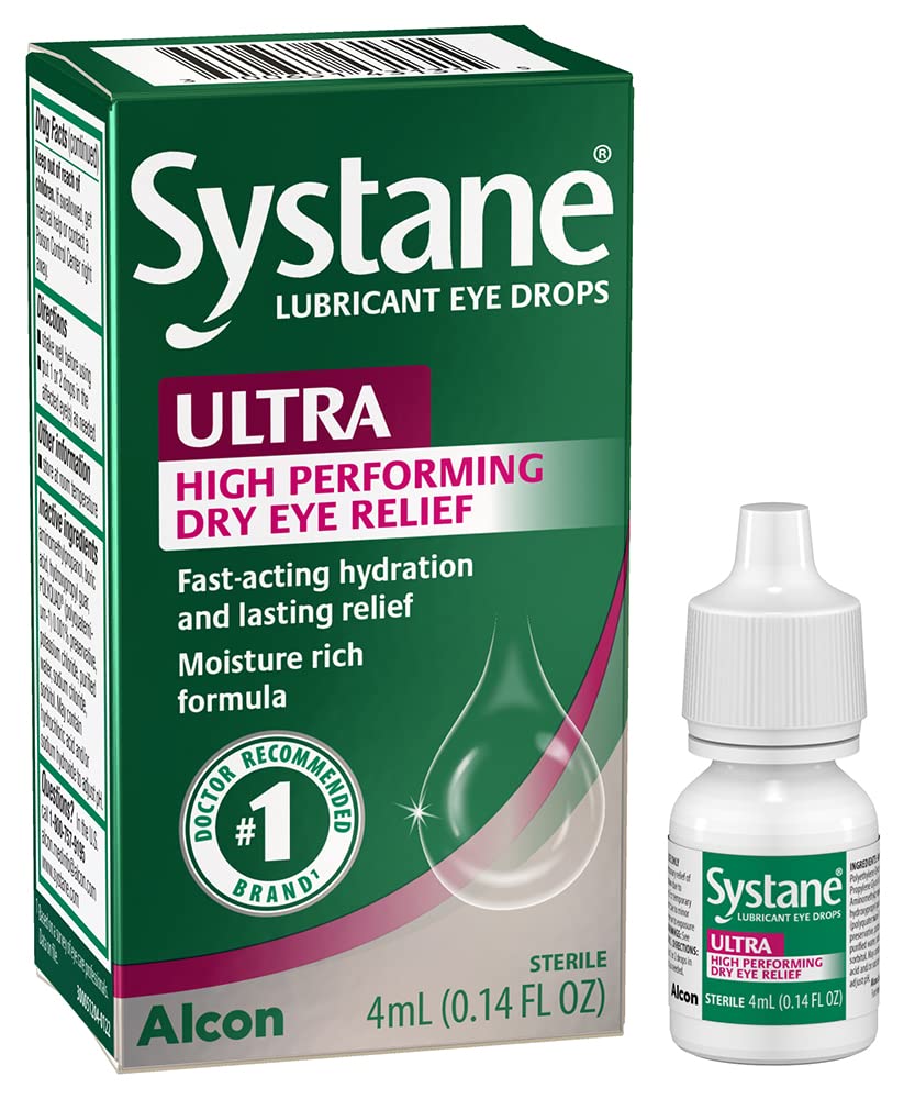 Systane Ultra Lubricant kapljice oči, 0.14 Fl Oz (paket z 1)