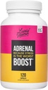 ŽIVI VITAMIN CO. Adrenal Boost - Imuno - stres - zaskrbljen - spomin - fokus - živčnost - spanje - Ashwagandha - Črna Maca - Rhodiola - Ginseng - 120 vegetarijanskih kapsul