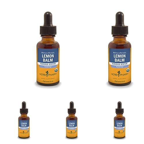 Herb Pharm Certified Organic Lemon Balm Limona Limona Limona Limona Limona Limona Limona Limona Limona Limona Limona Limona 1 Ounce (Pack od 5)