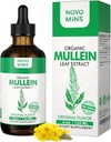 Mullein Leaf Tinkture - Lung Cleanse - Vegan Lung Detox - Dihalno zdravje in imunske podpore kapljice - Naravni dodatek tekoči ekstrakt 4 fl.oz. Klorofil