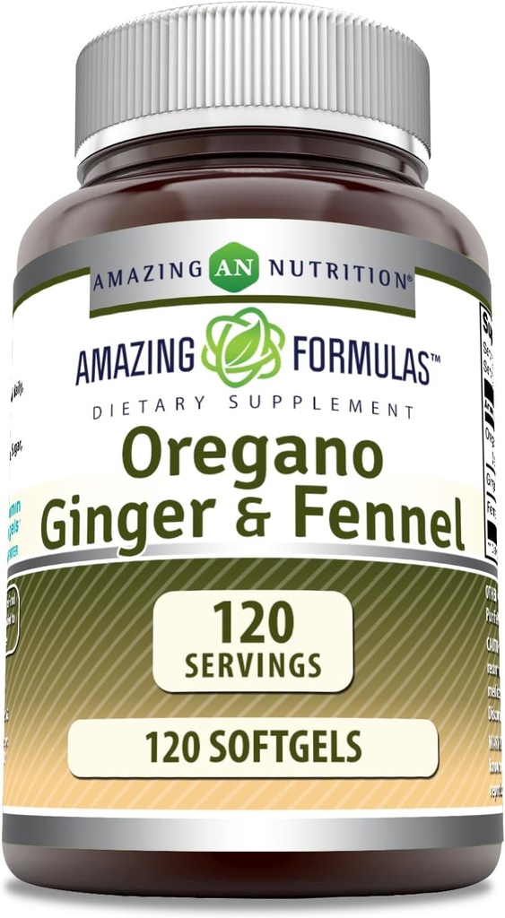 Osupljive formule Origano olje z Ginger & Fennel dodatek 