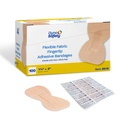 Dynarex tkanine adhesive Bandages - Sterilne & Fleksibilne tkanine Bandages za rane - Non-Stick Pads - Individualno uničena prva pomoč dobav - No Latex - 1-3/4x3", 1 Box of 100