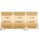Čiste izvirne sestavine Kalijev bikarbonat, kalcijev klorid, & Epsom Salt Bundle, (1lb) Hrana varna, čiščenje in kuhanje