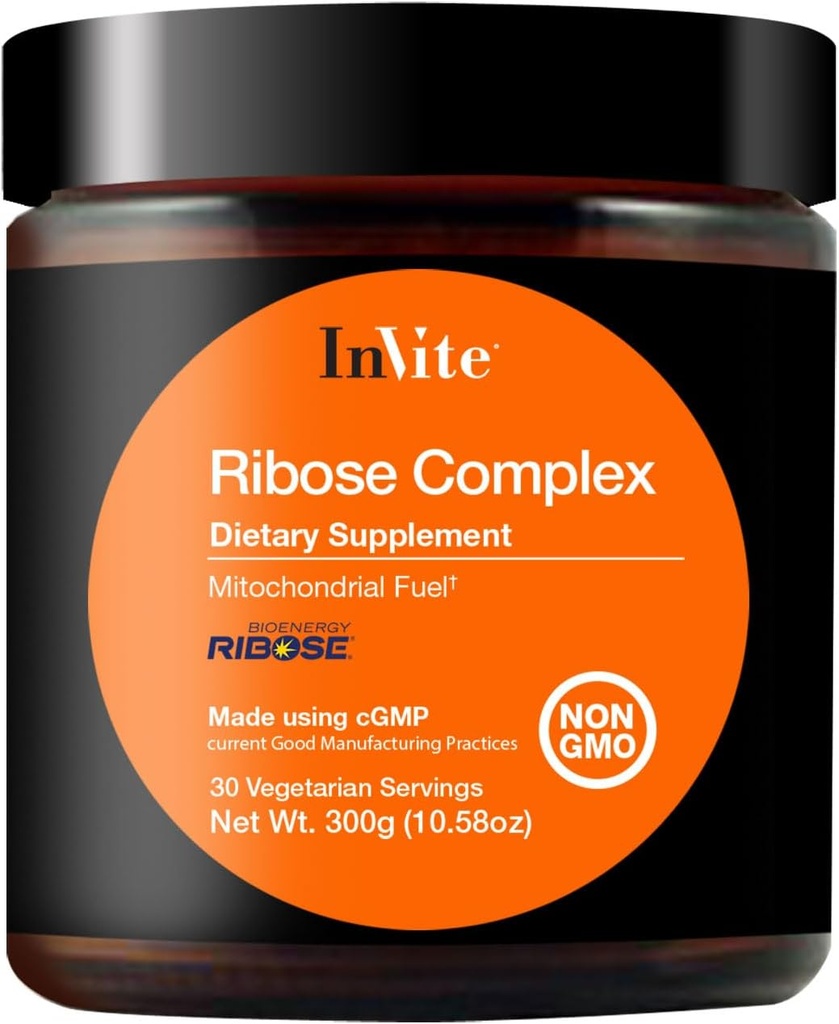 Povabite Health Ribose Complex - podpira energijo in vzdržljivost med vadbo z celovito mešanico sestavin, vključno z D-Ribose - 30 Servings