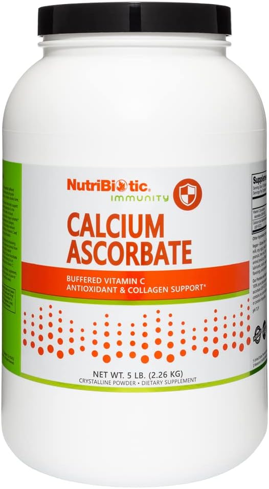NutriBiotic - kalcijev askorbat Vitamin C v prahu, 5 Lb 