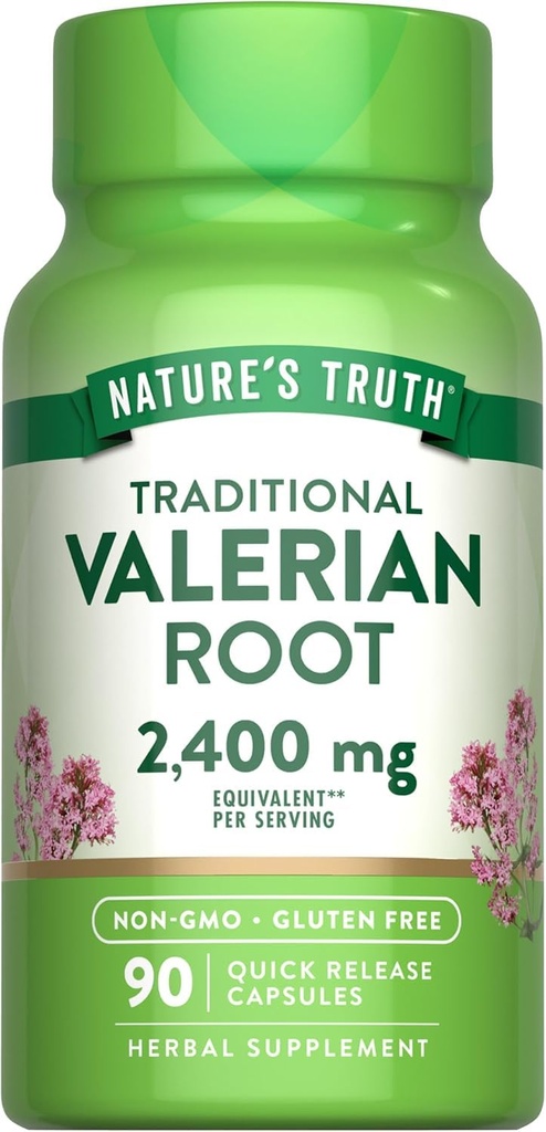 Resnica narave Valerian Root 1200 mg Dodatek 90 ea (pakiranje 3)