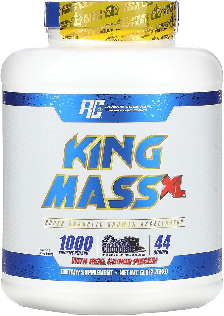 Ronnie Coleman Signature Series King Mass-XL Temna čokolada Super anabolični rastni pospeševalnik 6 funt, 6 funt